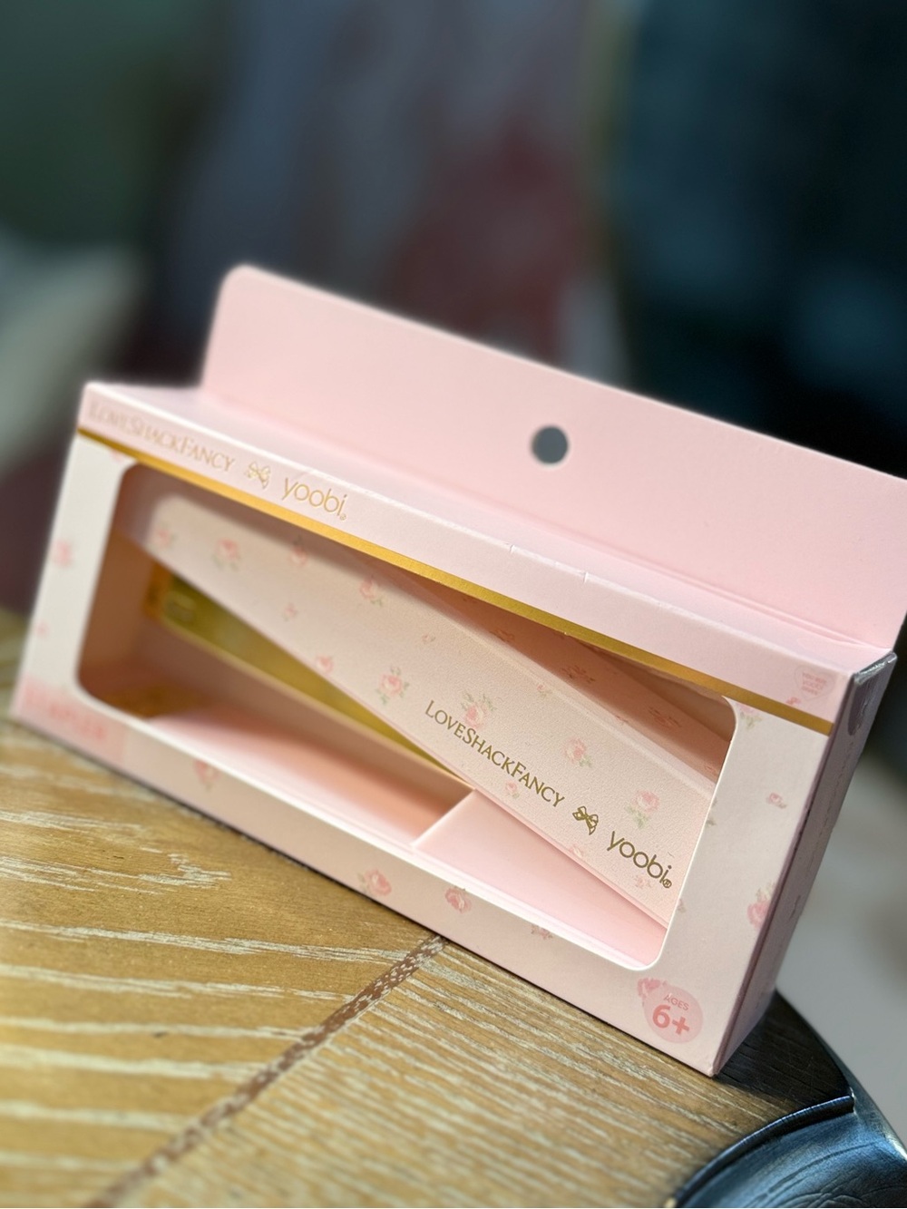 Yoobi Pink Floral Collaboration Pencil Case